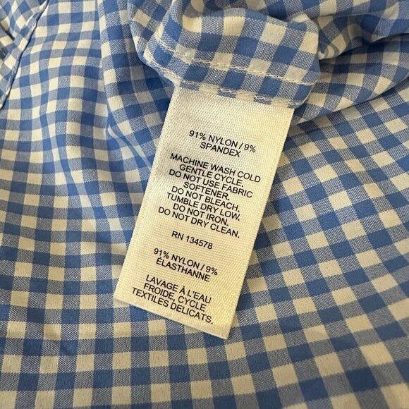 vineyard vines performance gingham button up shirt - Picture 4 of 5